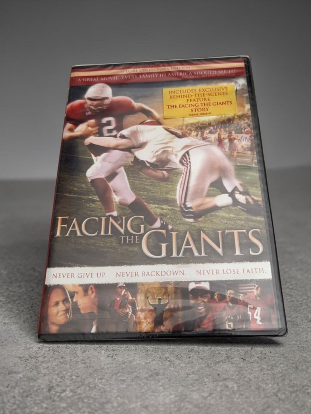 Facing The Giants DVD Special Collectors Edition Inspirational Sports Drama Fact